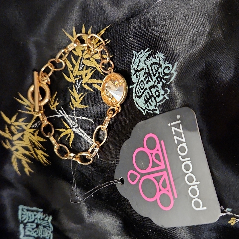Paparazzi Goldtone Toggle bracelet
